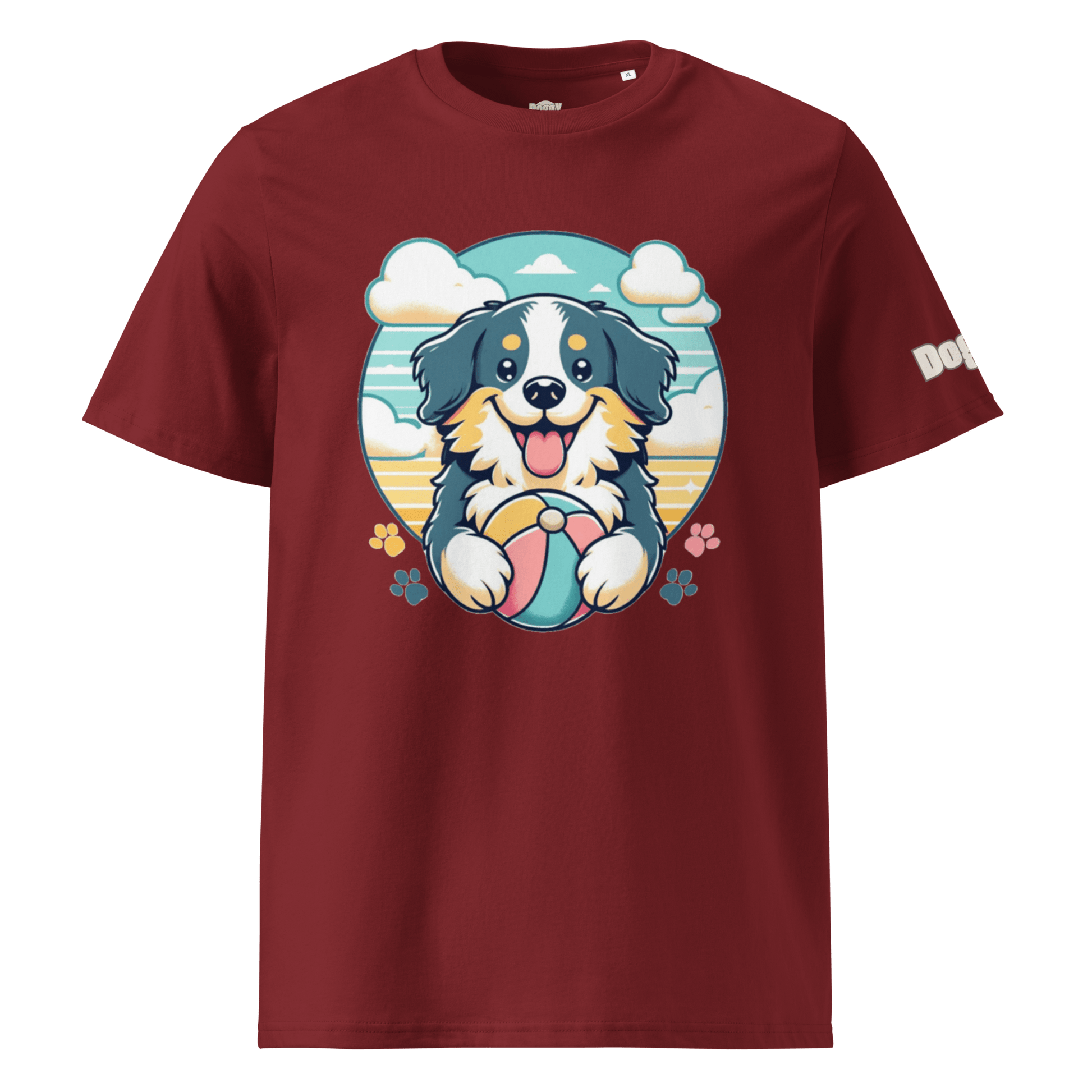 T-shirt unisexe en coton biologique - Collection Berger Australien - Doggy Trend