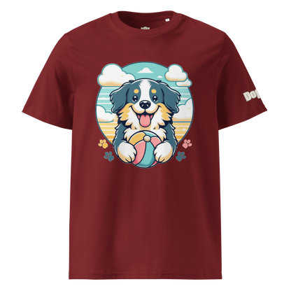 T-shirt unisexe en coton biologique - Collection Berger Australien - Doggy Trend