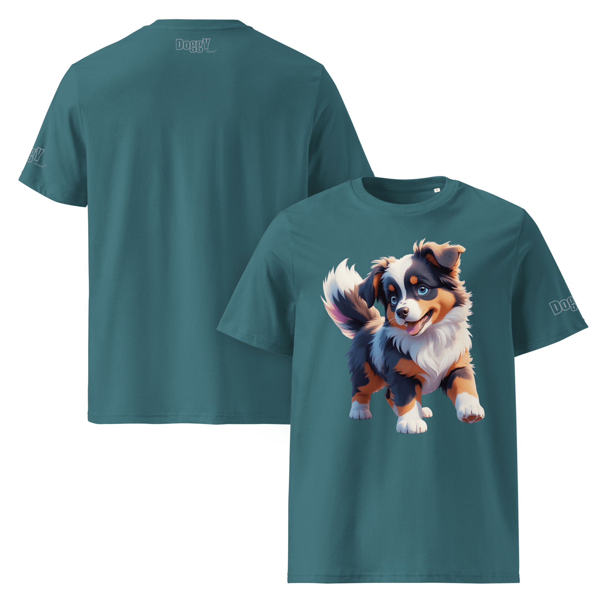T-shirt unisexe en coton biologique - Collection Berger Australien - Doggy Trend