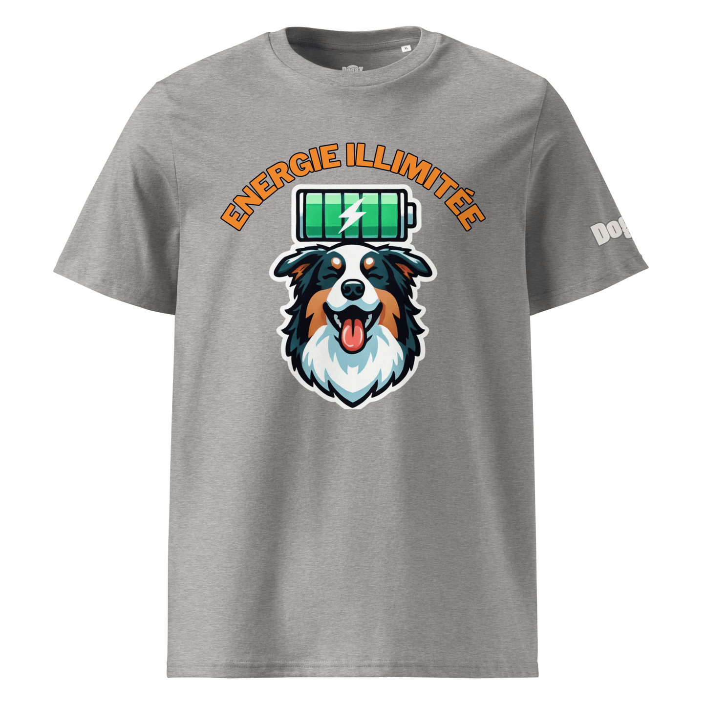 T-shirt unisexe en coton biologique - Collection Berger Australien - Doggy Trend