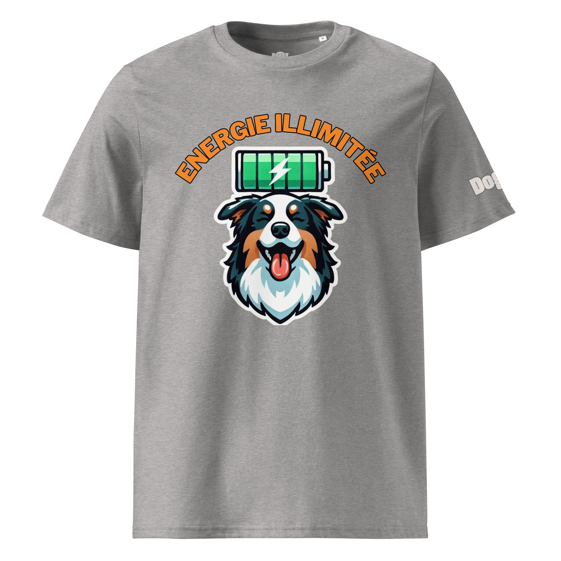 T-shirt unisexe en coton biologique - Collection Berger Australien - Doggy Trend