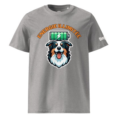 T-shirt unisexe en coton biologique - Collection Berger Australien - Doggy Trend