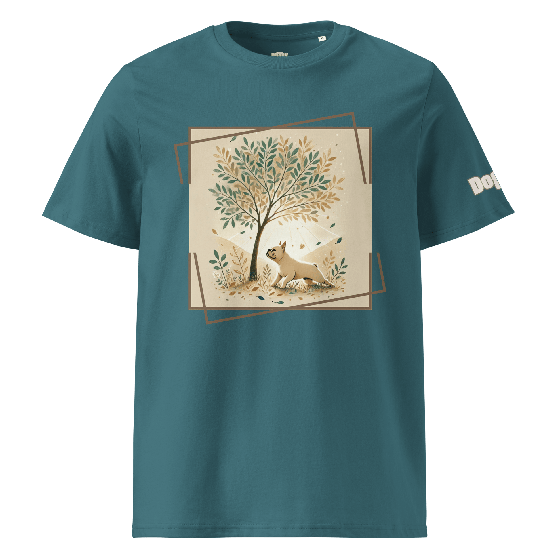 T-shirt unisexe en coton biologique - Collection Bouledogue Francais - Doggy Trend