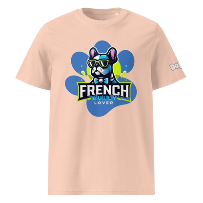 T-shirt unisexe en coton biologique - Collection Bouledogue Francais - Doggy Trend