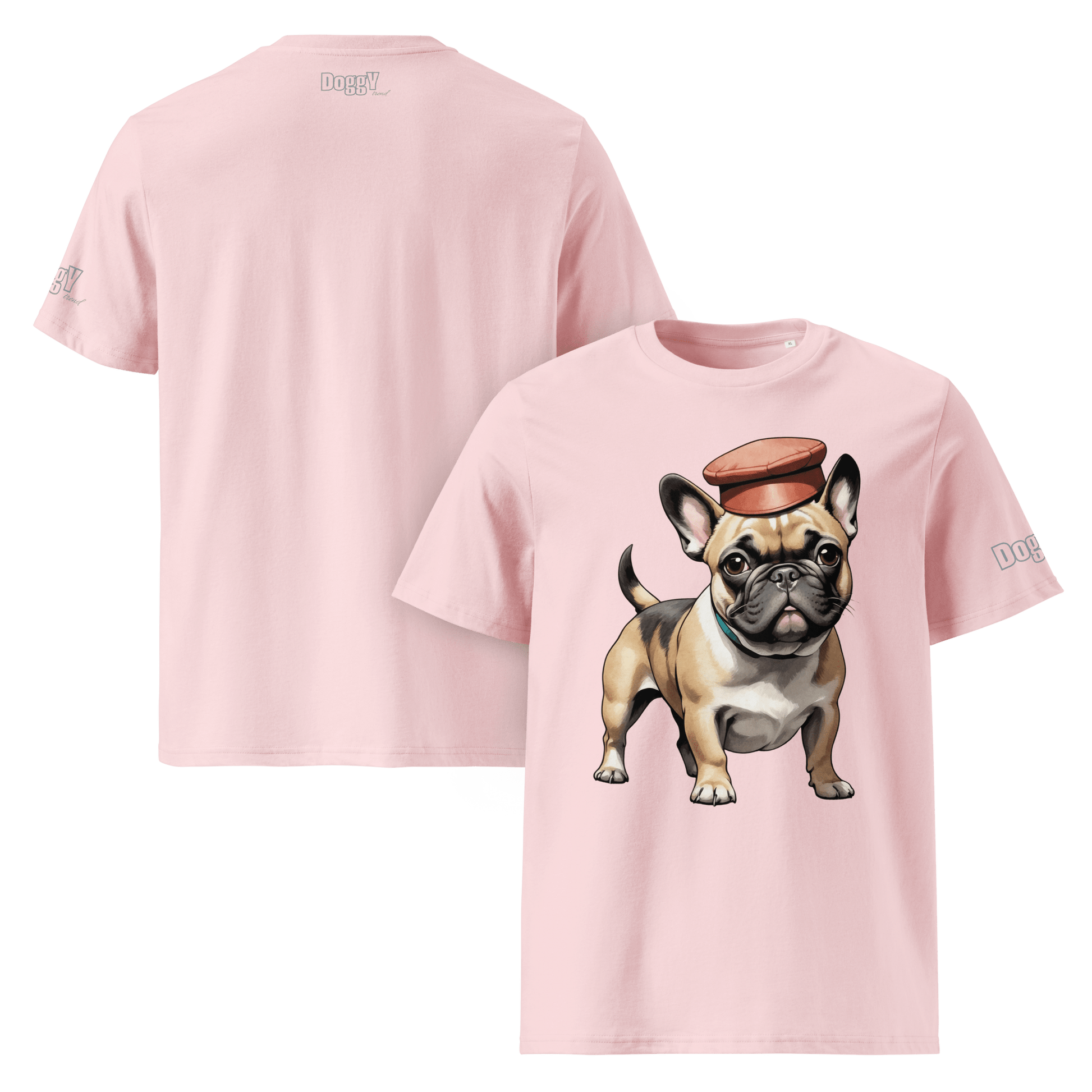 T-shirt unisexe en coton biologique - Collection Bouledogue Français - Doggy Trend