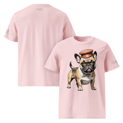 T-shirt unisexe en coton biologique - Collection Bouledogue Français - Doggy Trend