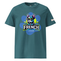 T-shirt unisexe en coton biologique - Collection Bouledogue Francais - Doggy Trend