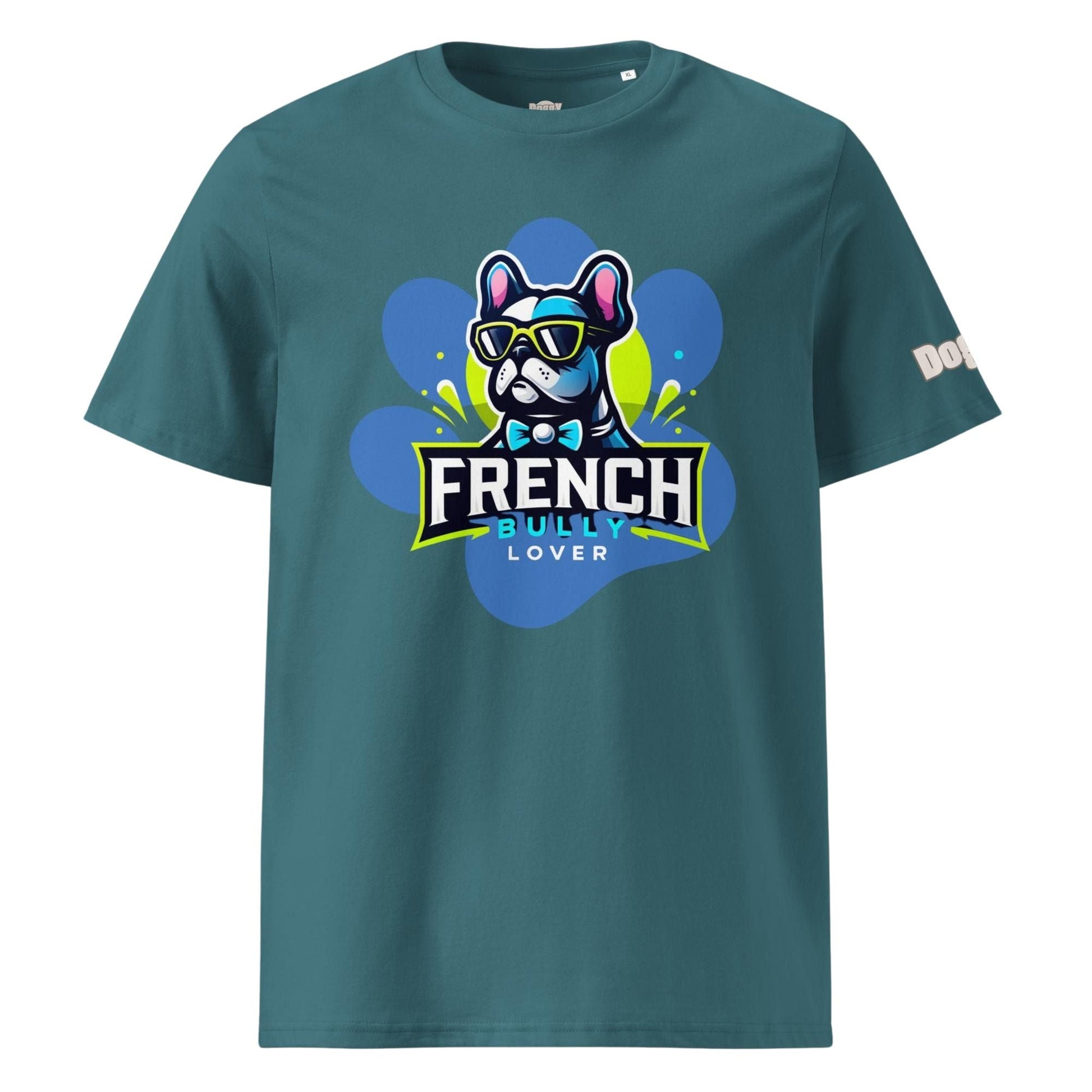 T-shirt unisexe en coton biologique - Collection Bouledogue Francais - Doggy Trend