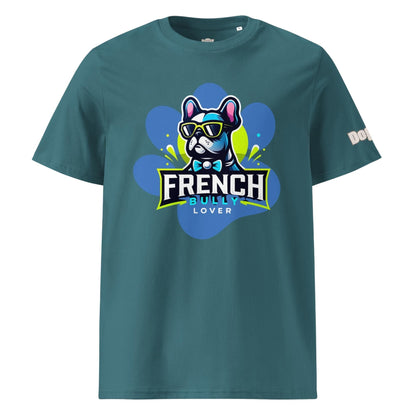 T-shirt unisexe en coton biologique - Collection Bouledogue Francais - Doggy Trend