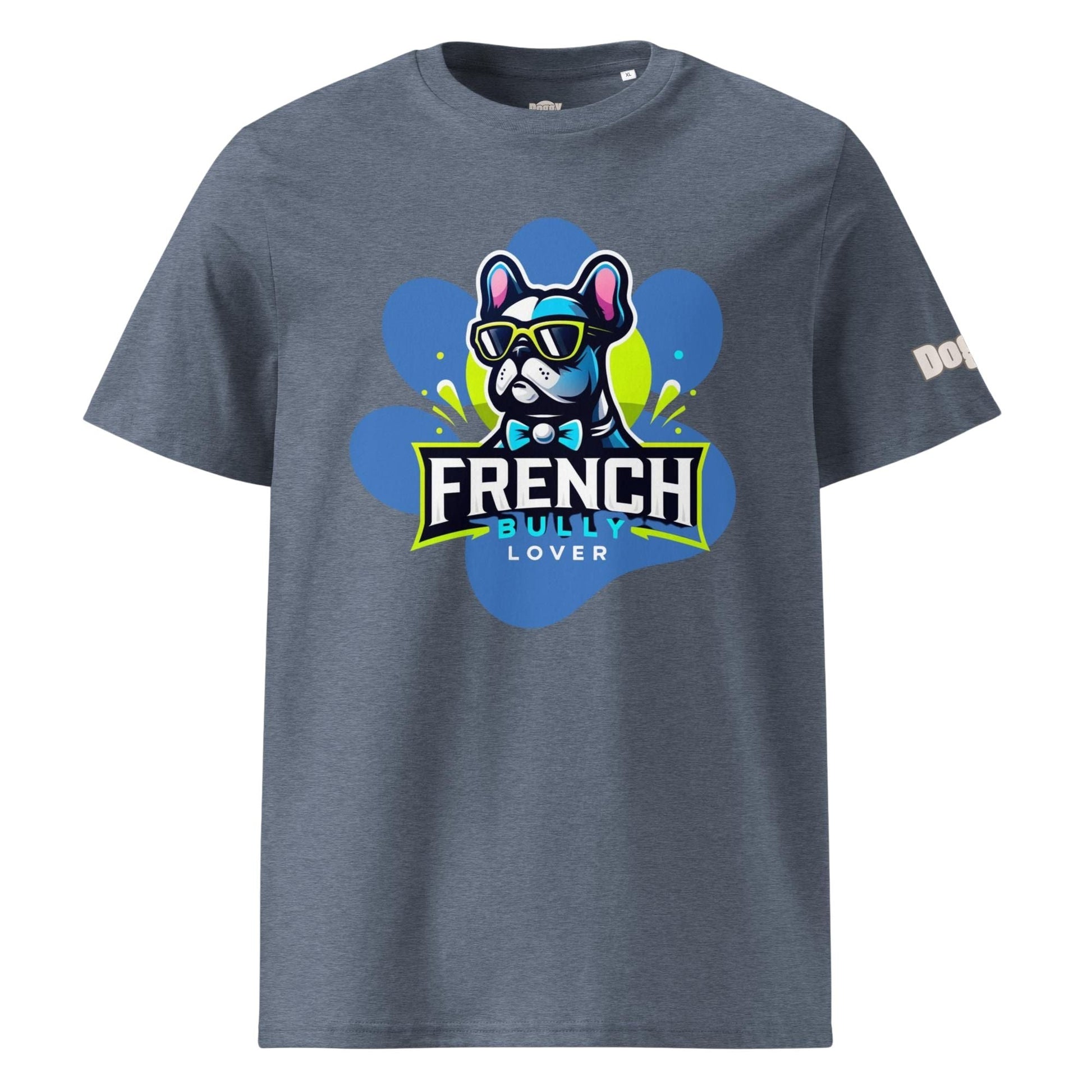 T-shirt unisexe en coton biologique - Collection Bouledogue Francais - Doggy Trend