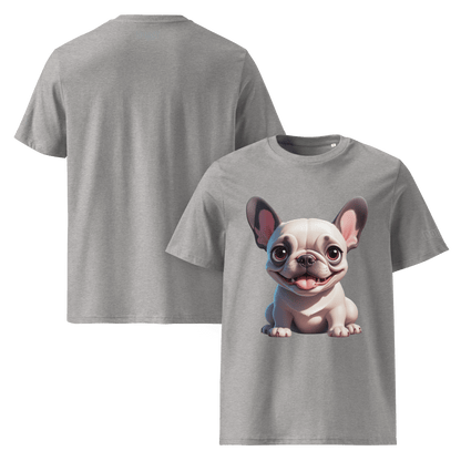 T-shirt unisexe en coton biologique - Collection Bouledogue Français - Doggy Trend