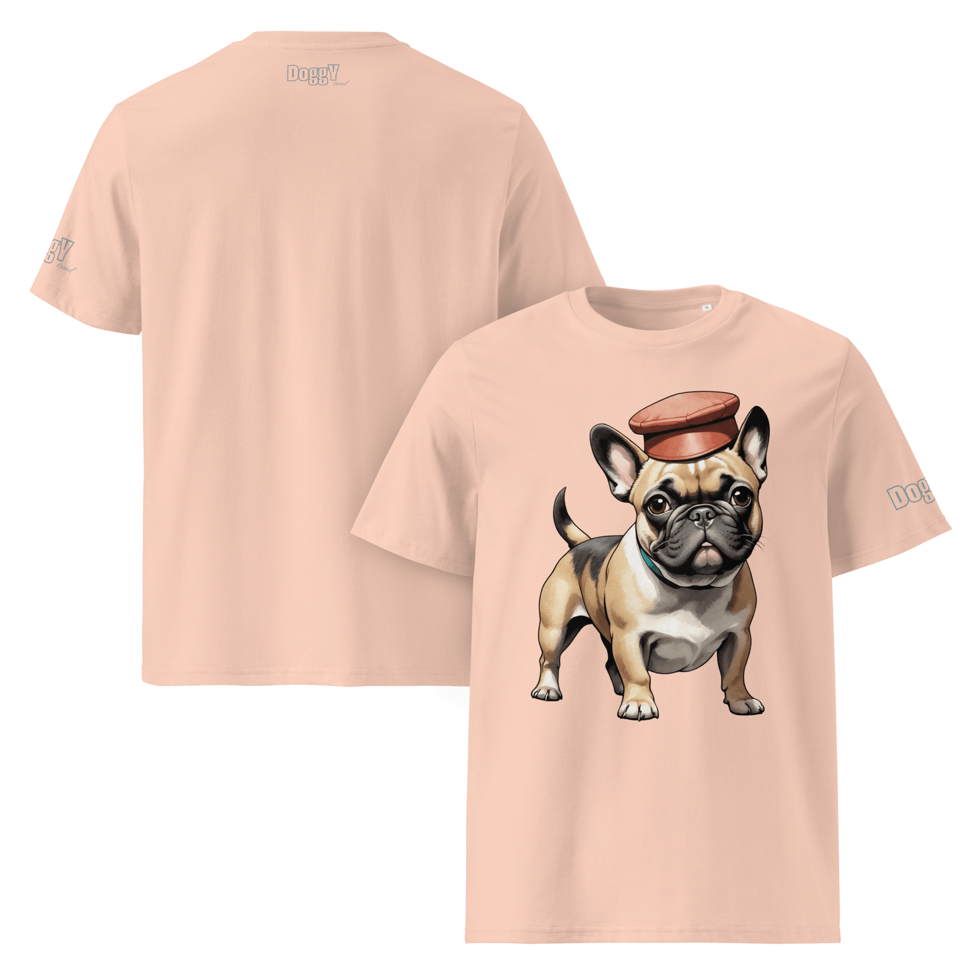 T-shirt unisexe en coton biologique - Collection Bouledogue Français - Doggy Trend