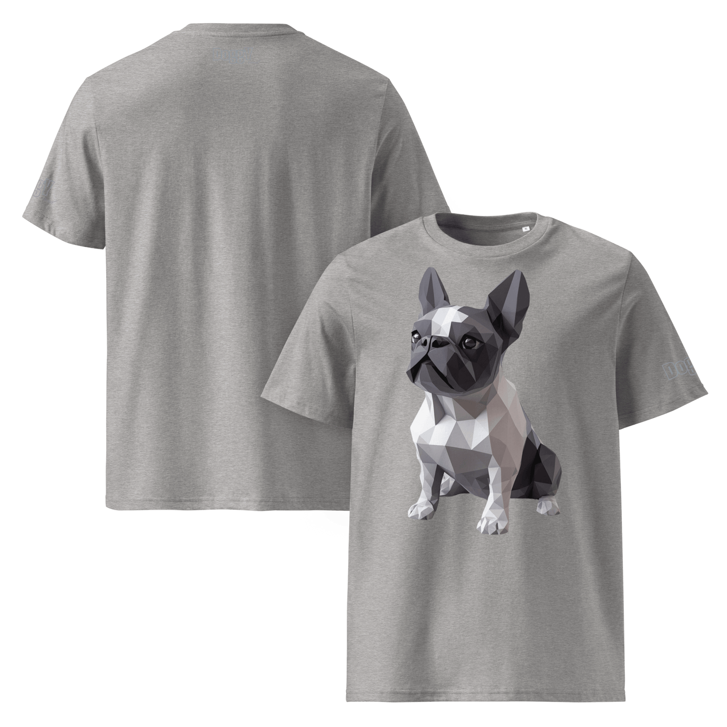 T-shirt unisexe en coton biologique - Collection Bouledogue Français - Doggy Trend