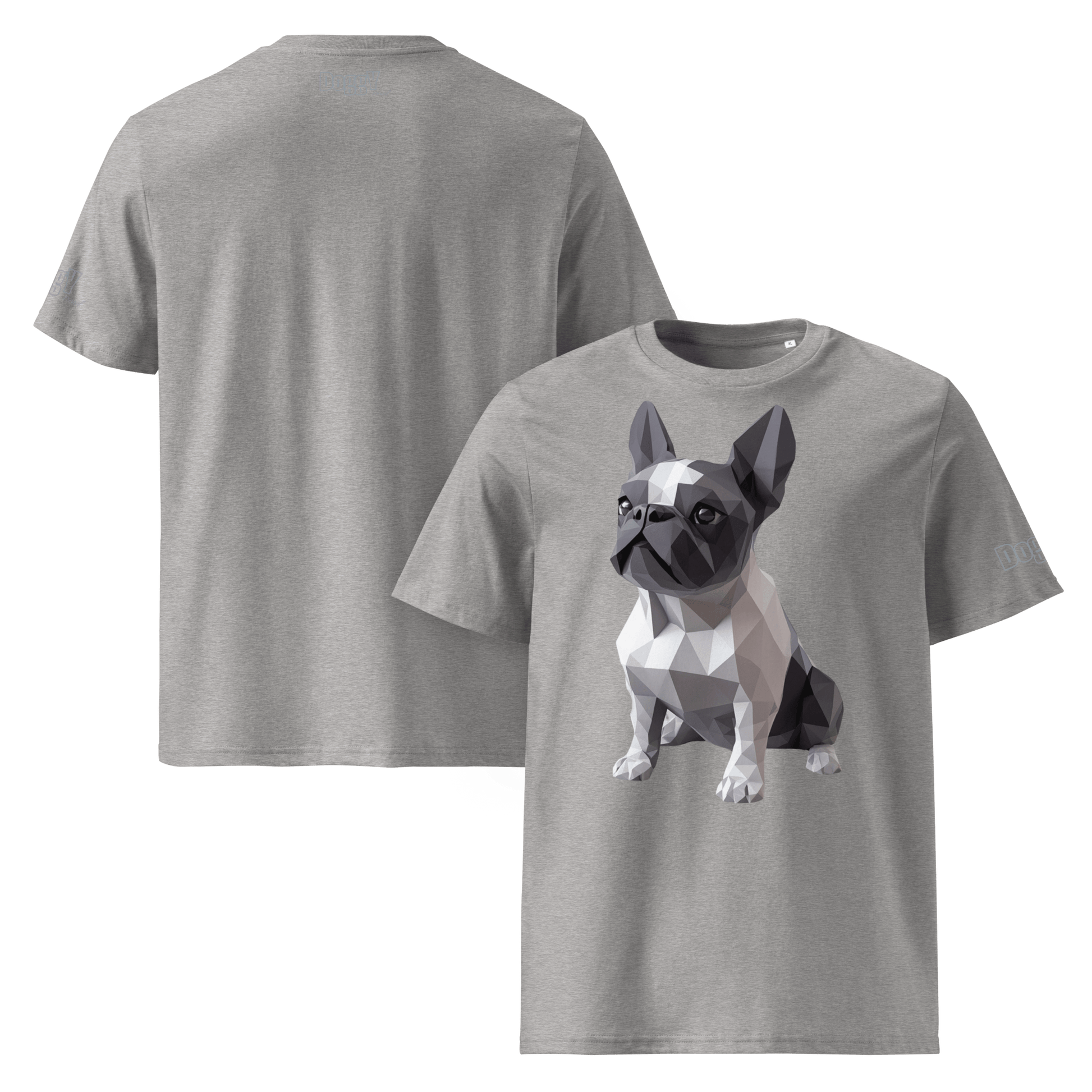 T-shirt unisexe en coton biologique - Collection Bouledogue Français - Doggy Trend
