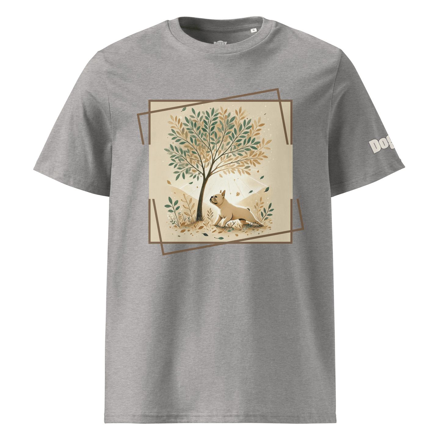 T-shirt unisexe en coton biologique - Collection Bouledogue Francais - Doggy Trend