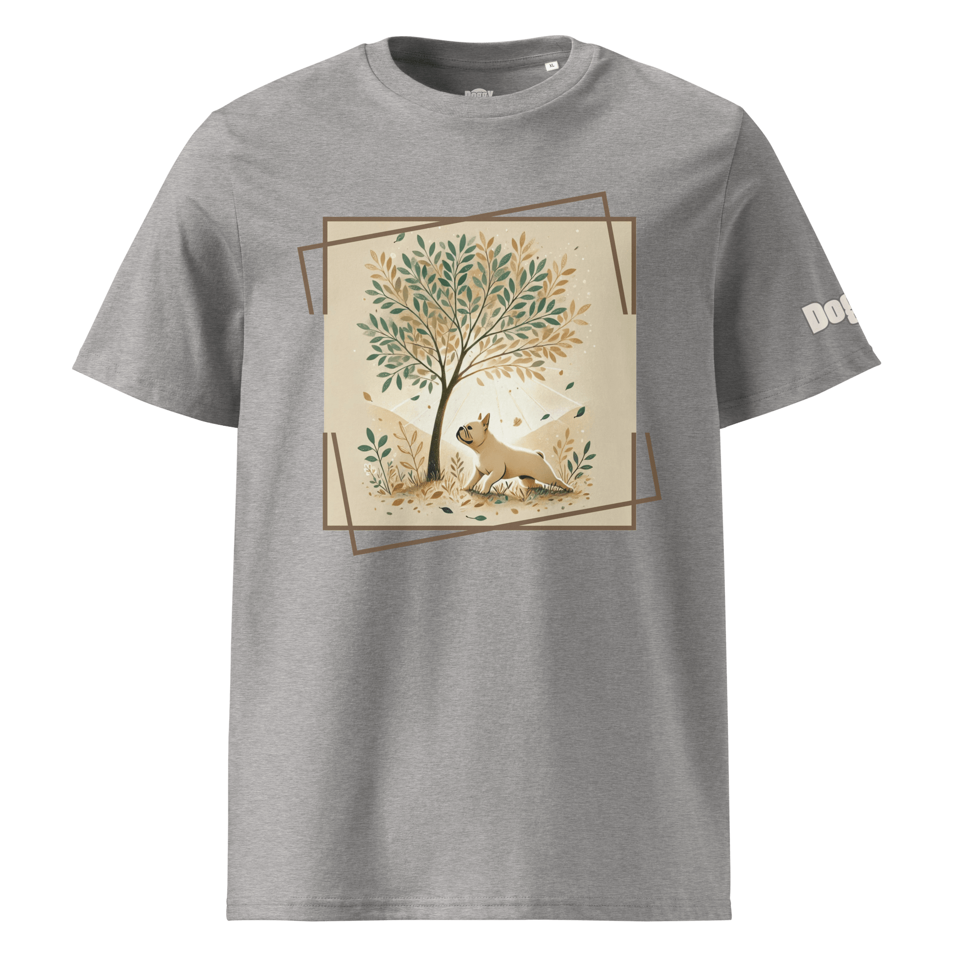 T-shirt unisexe en coton biologique - Collection Bouledogue Francais - Doggy Trend