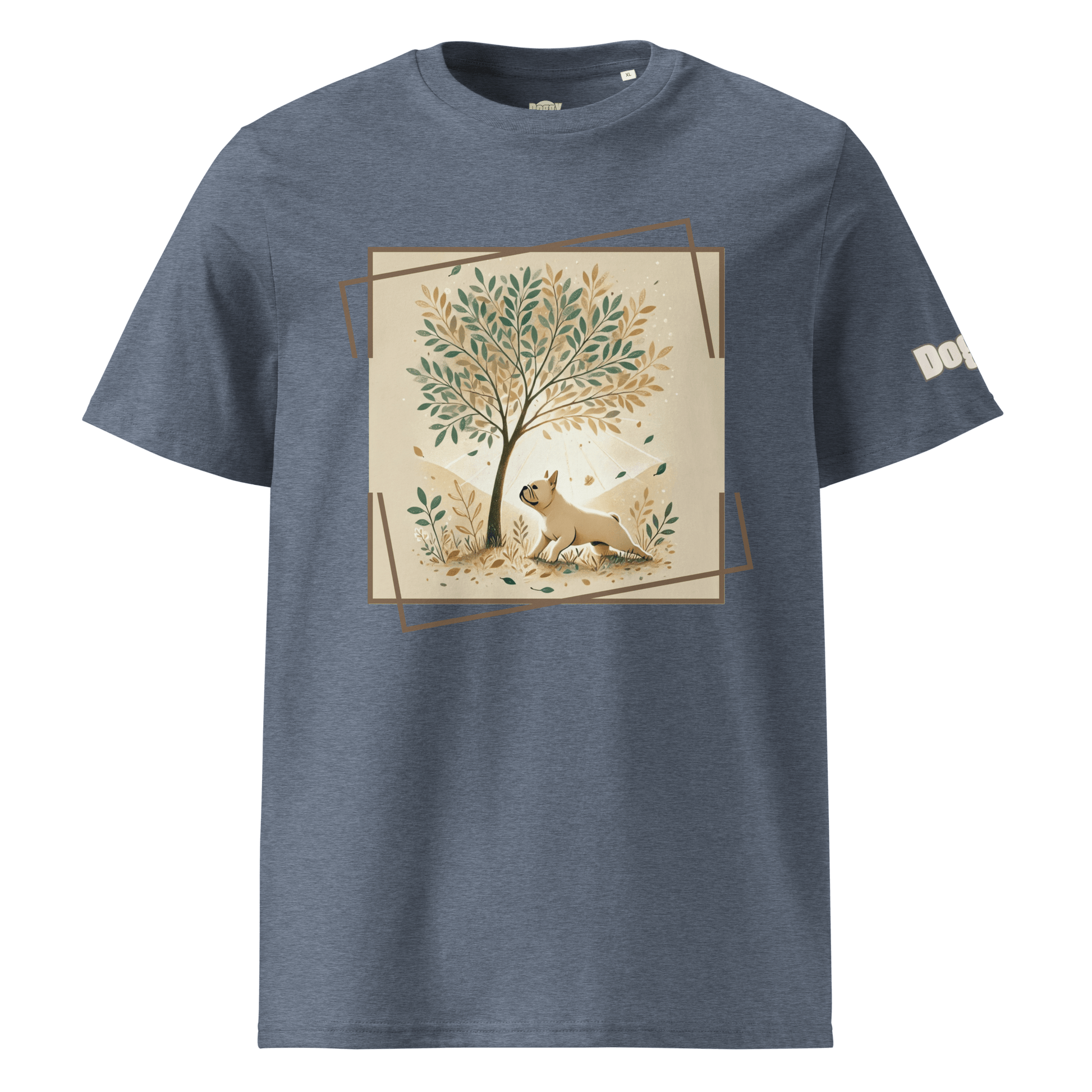 T-shirt unisexe en coton biologique - Collection Bouledogue Francais - Doggy Trend