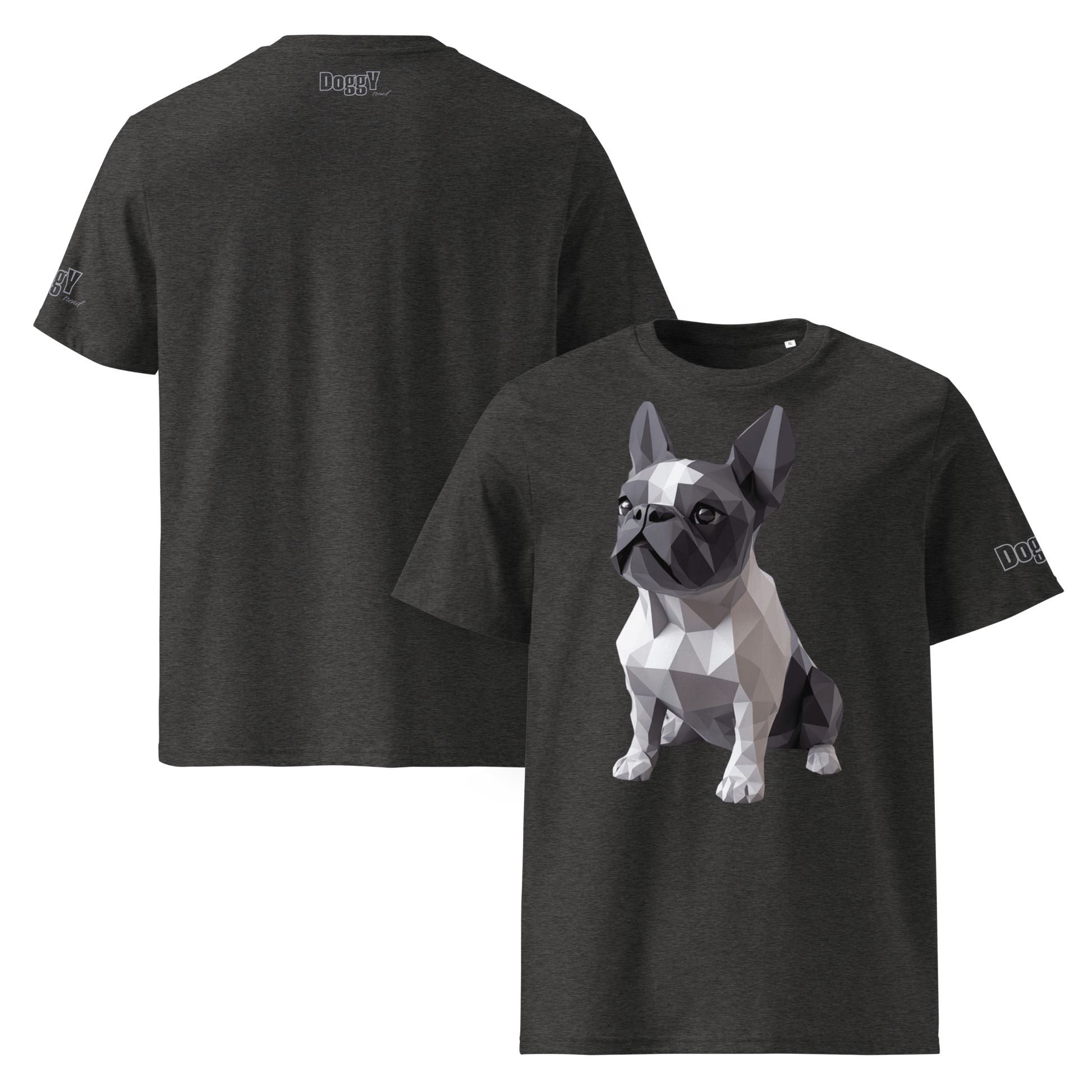T-shirt unisexe en coton biologique - Collection Bouledogue Français - Doggy Trend