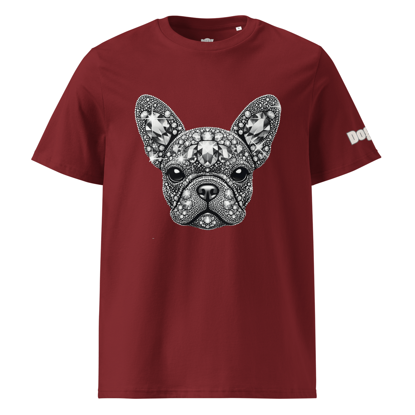 T-shirt unisexe en coton biologique - Collection Bouledogue Français - Doggy Trend