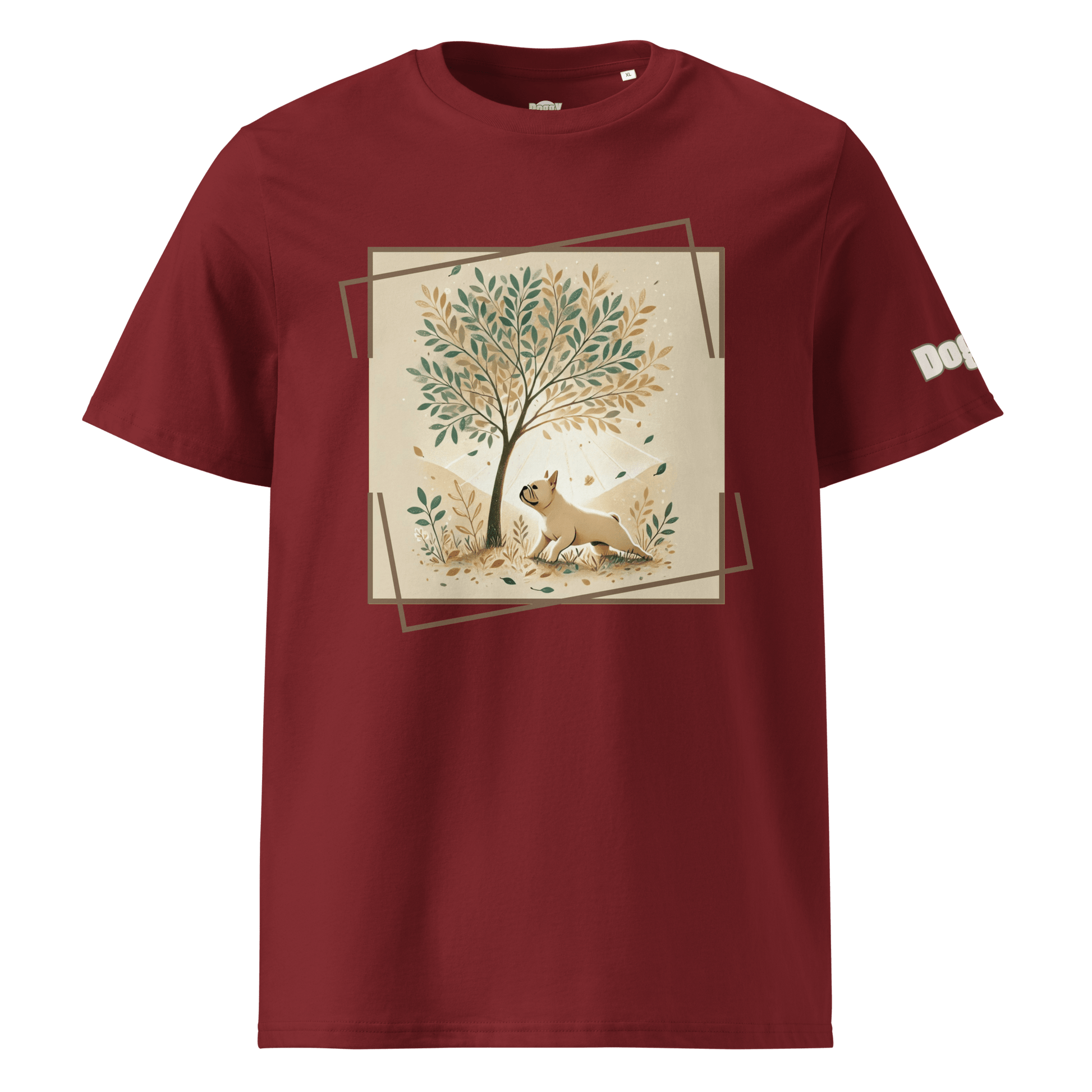 T-shirt unisexe en coton biologique - Collection Bouledogue Francais - Doggy Trend