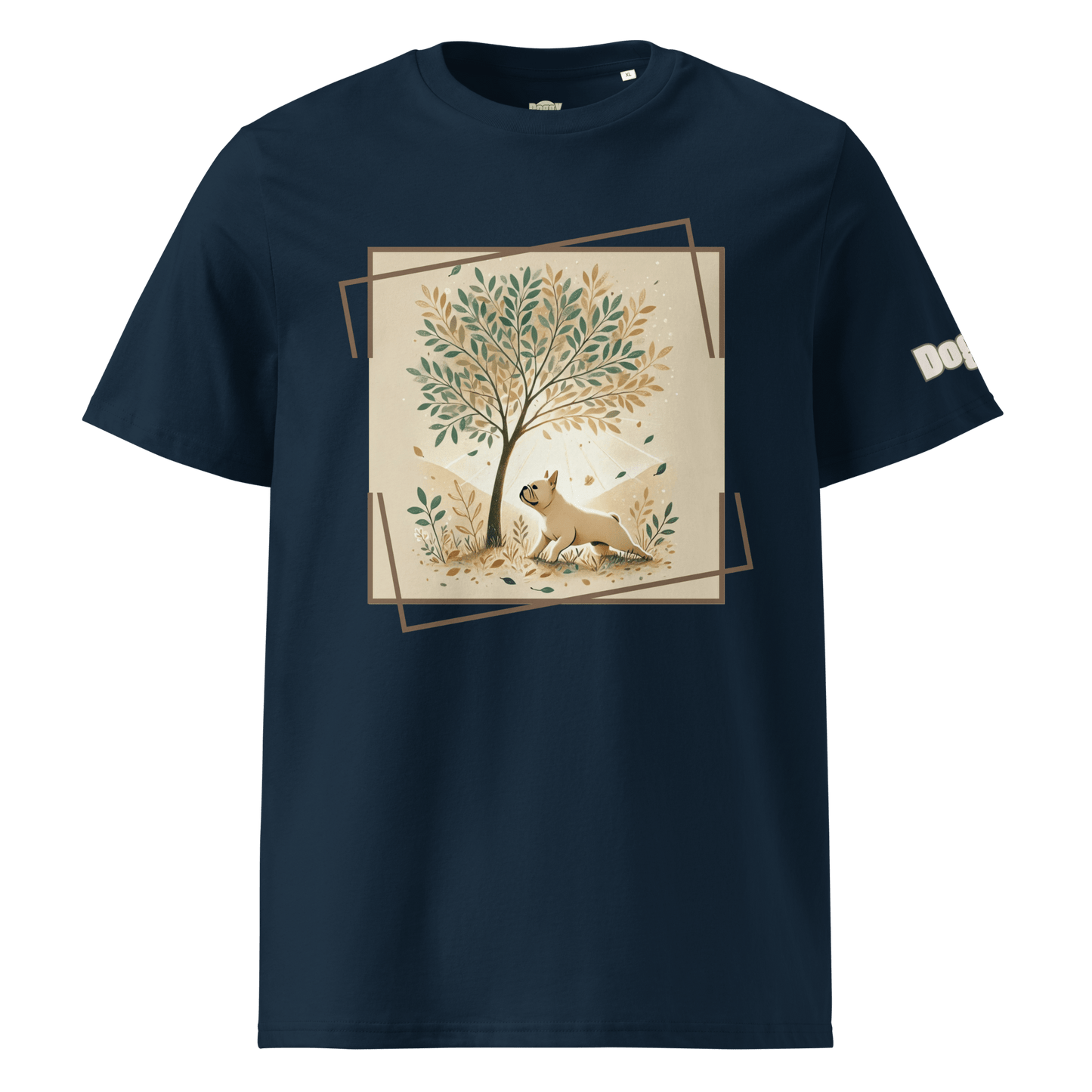 T-shirt unisexe en coton biologique - Collection Bouledogue Francais - Doggy Trend