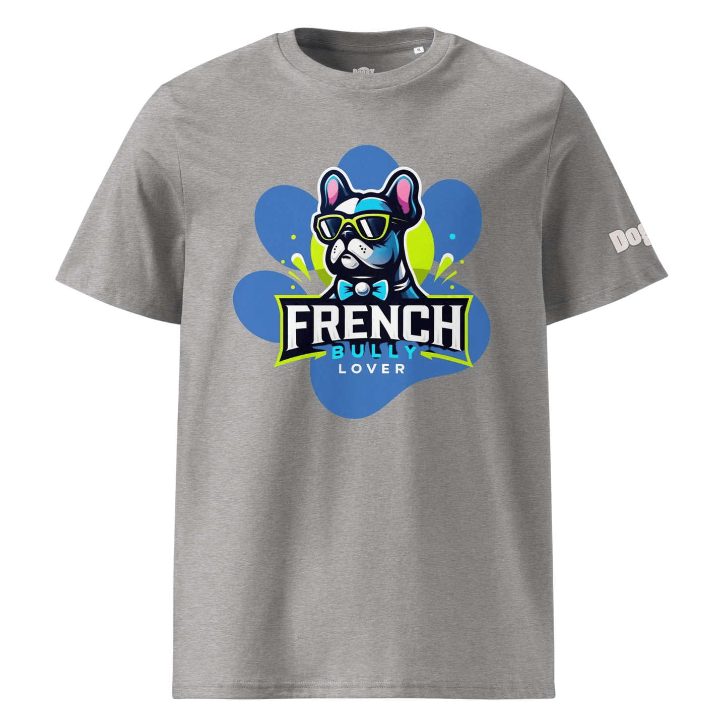 T-shirt unisexe en coton biologique - Collection Bouledogue Francais - Doggy Trend