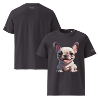 T-shirt unisexe en coton biologique - Collection Bouledogue Français - Doggy Trend