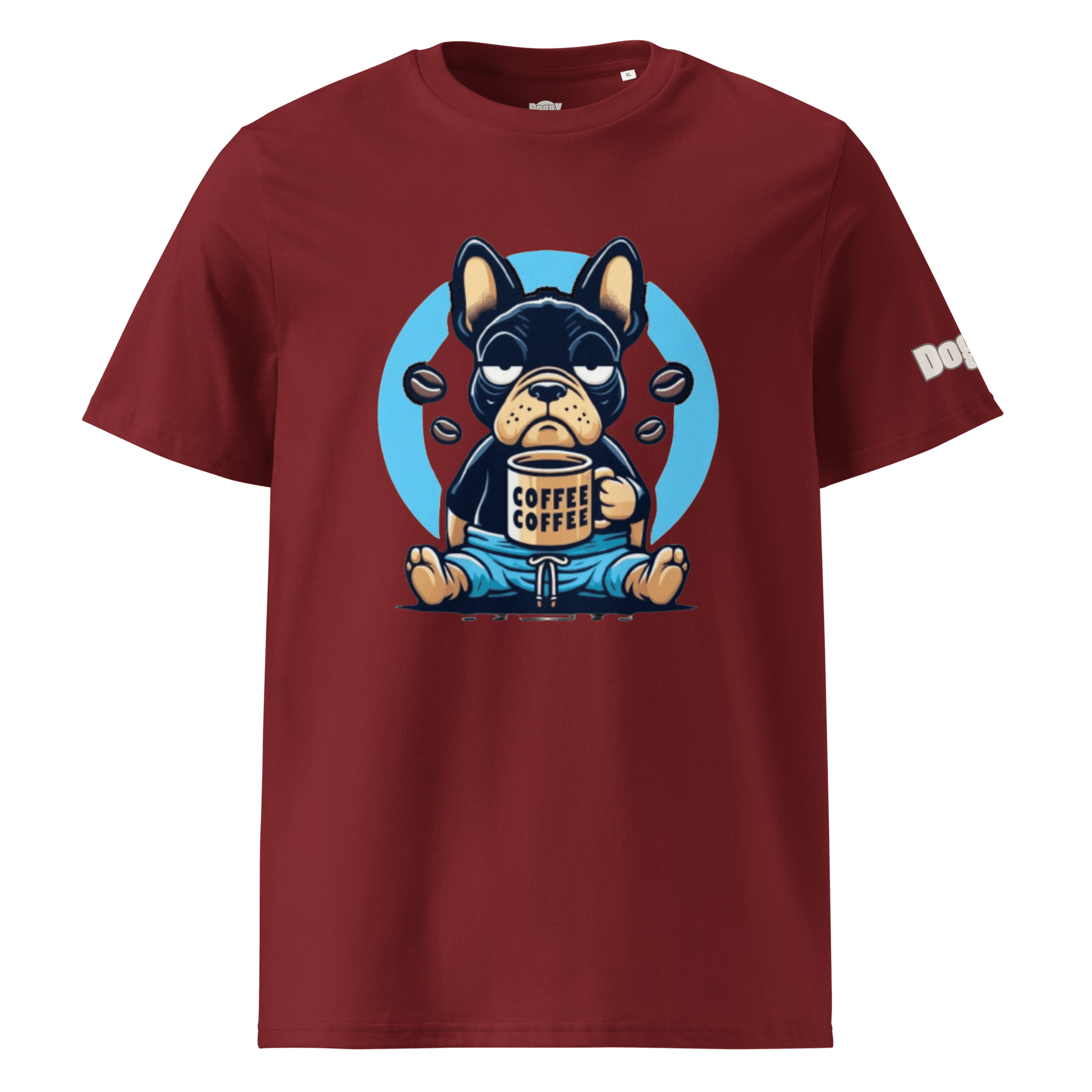 T-shirt unisexe en coton biologique - Collection Bouledogue Francais - Doggy Trend