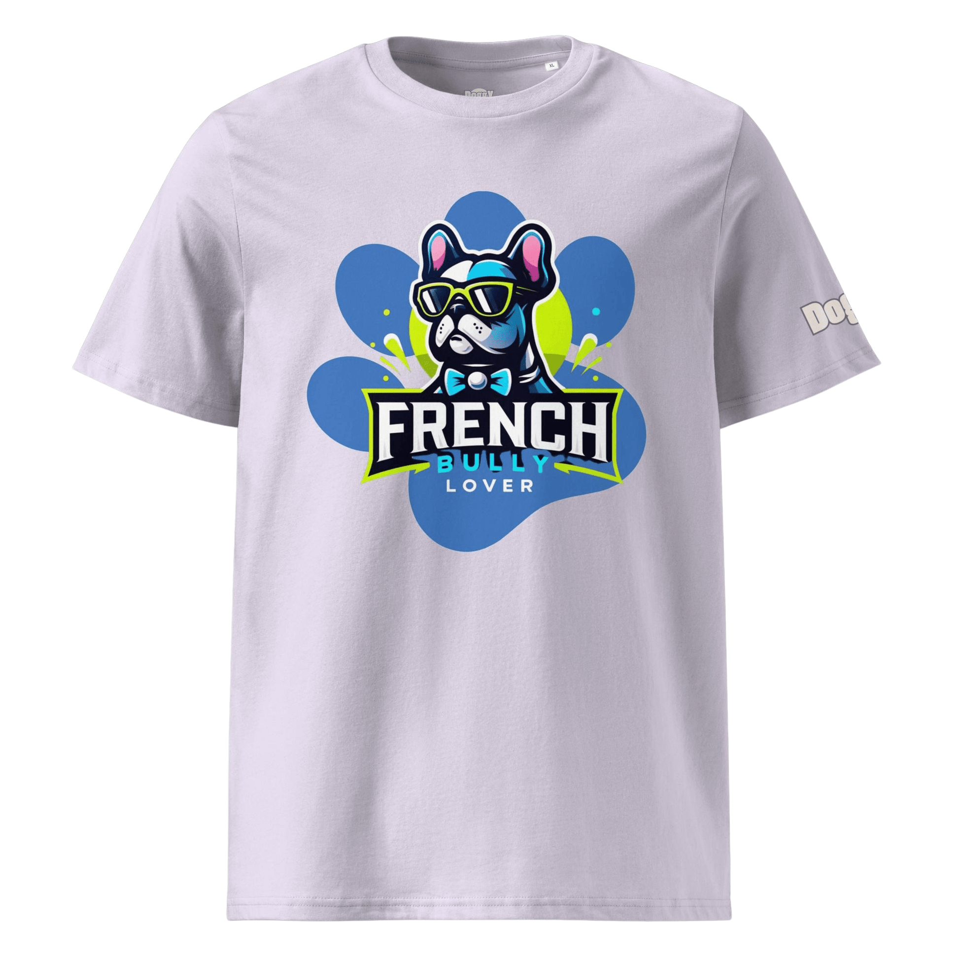 T-shirt unisexe en coton biologique - Collection Bouledogue Francais - Doggy Trend