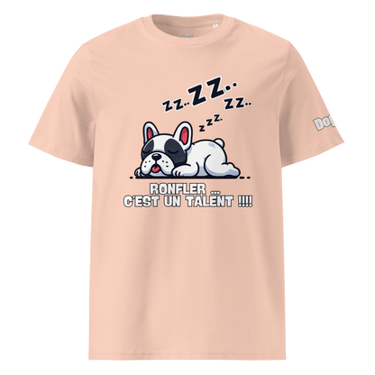 T-shirt unisexe en coton biologique - Collection Bouledogue Français - Doggy Trend