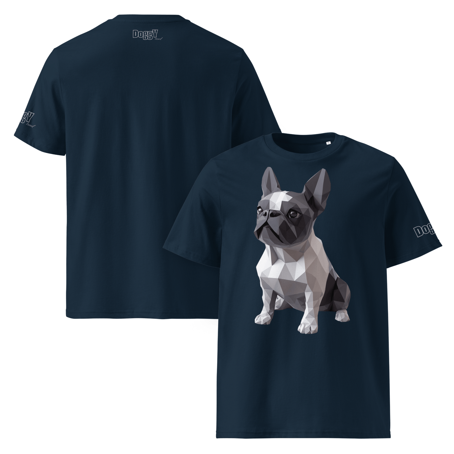 T-shirt unisexe en coton biologique - Collection Bouledogue Français - Doggy Trend