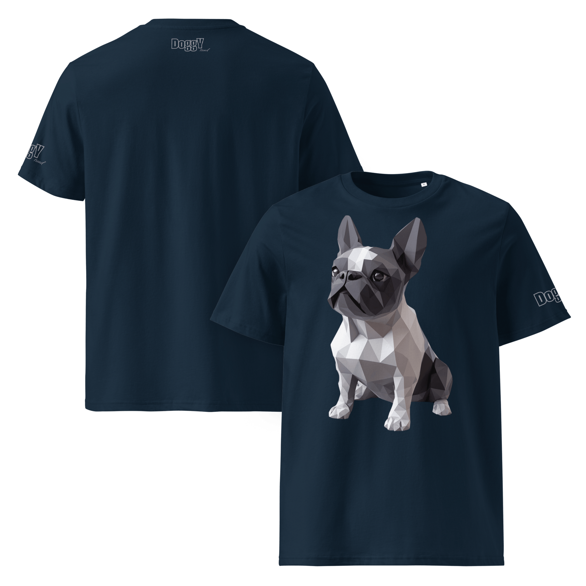 T-shirt unisexe en coton biologique - Collection Bouledogue Français - Doggy Trend