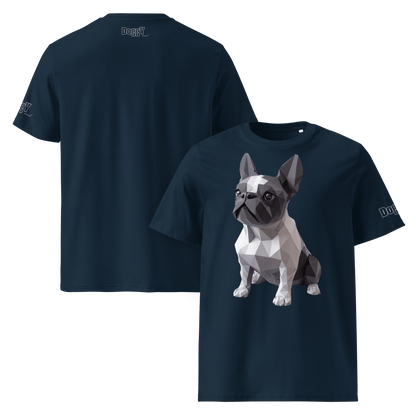 T-shirt unisexe en coton biologique - Collection Bouledogue Français - Doggy Trend