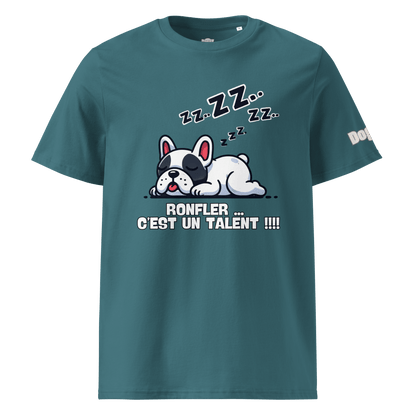 T-shirt unisexe en coton biologique - Collection Bouledogue Français - Doggy Trend