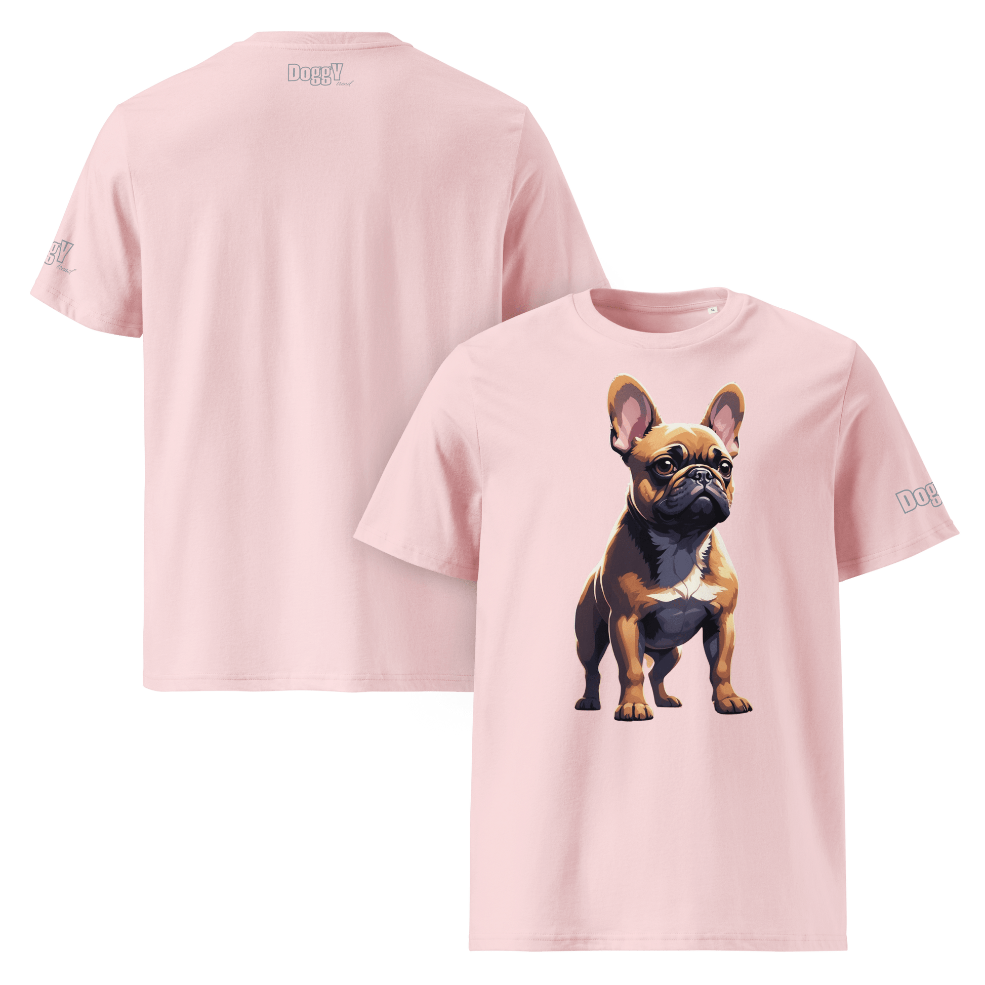 T-shirt unisexe en coton biologique - Collection Bouledogue Français - Doggy Trend