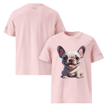 T-shirt unisexe en coton biologique - Collection Bouledogue Français - Doggy Trend