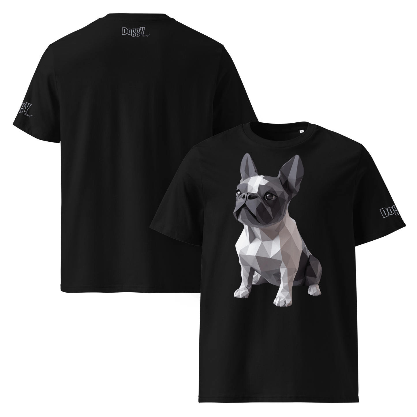 T-shirt unisexe en coton biologique - Collection Bouledogue Français - Doggy Trend