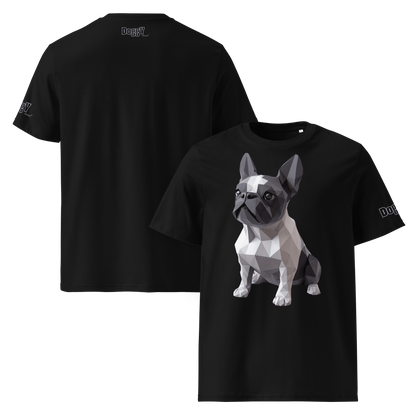T-shirt unisexe en coton biologique - Collection Bouledogue Français - Doggy Trend