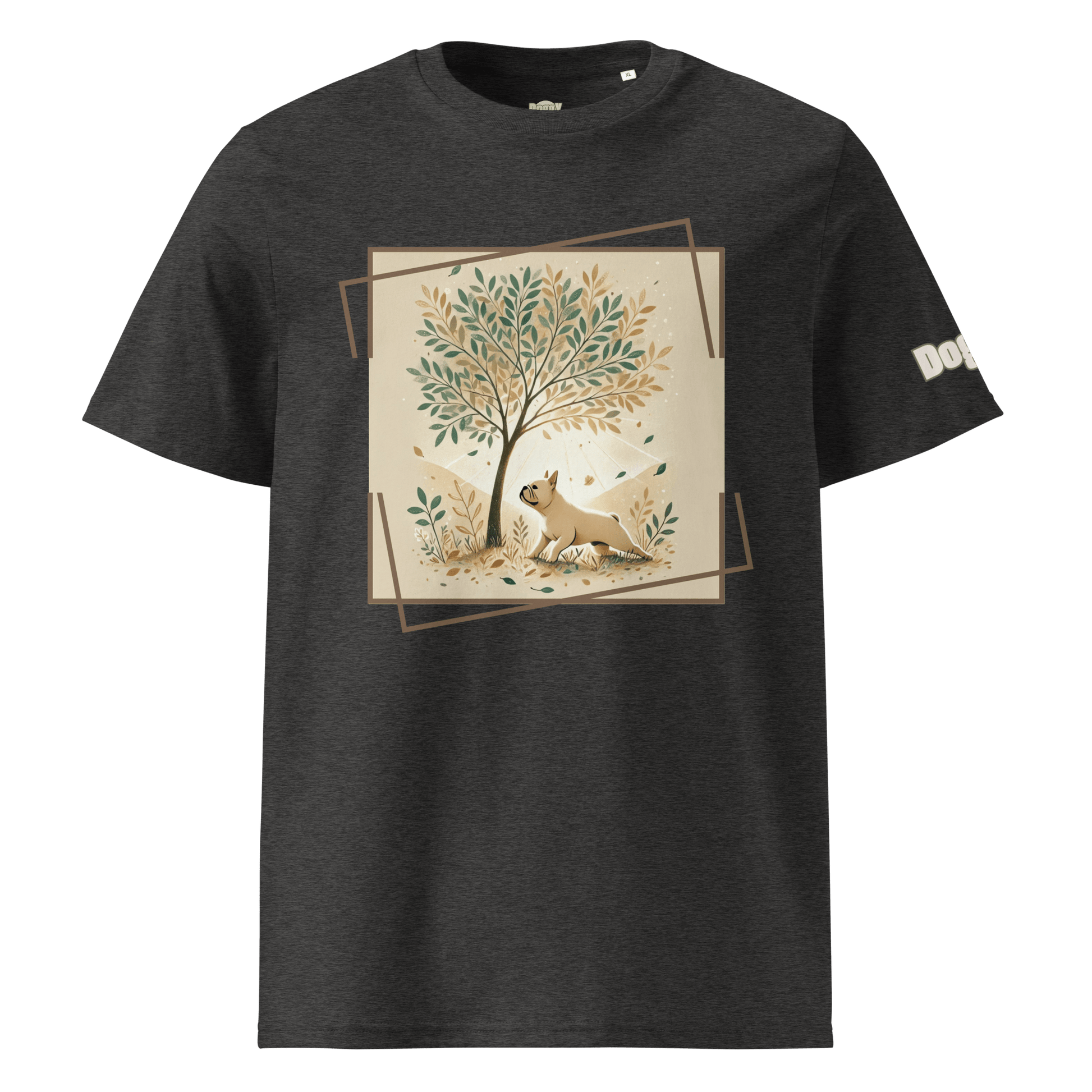 T-shirt unisexe en coton biologique - Collection Bouledogue Francais - Doggy Trend