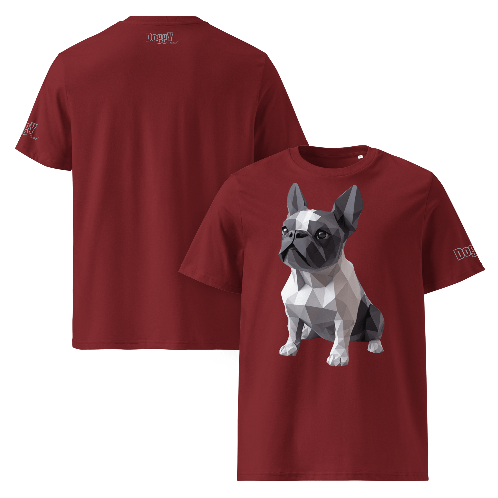 T-shirt unisexe en coton biologique - Collection Bouledogue Français - Doggy Trend