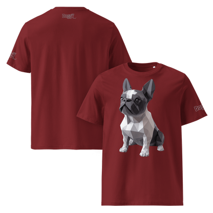 T-shirt unisexe en coton biologique - Collection Bouledogue Français - Doggy Trend