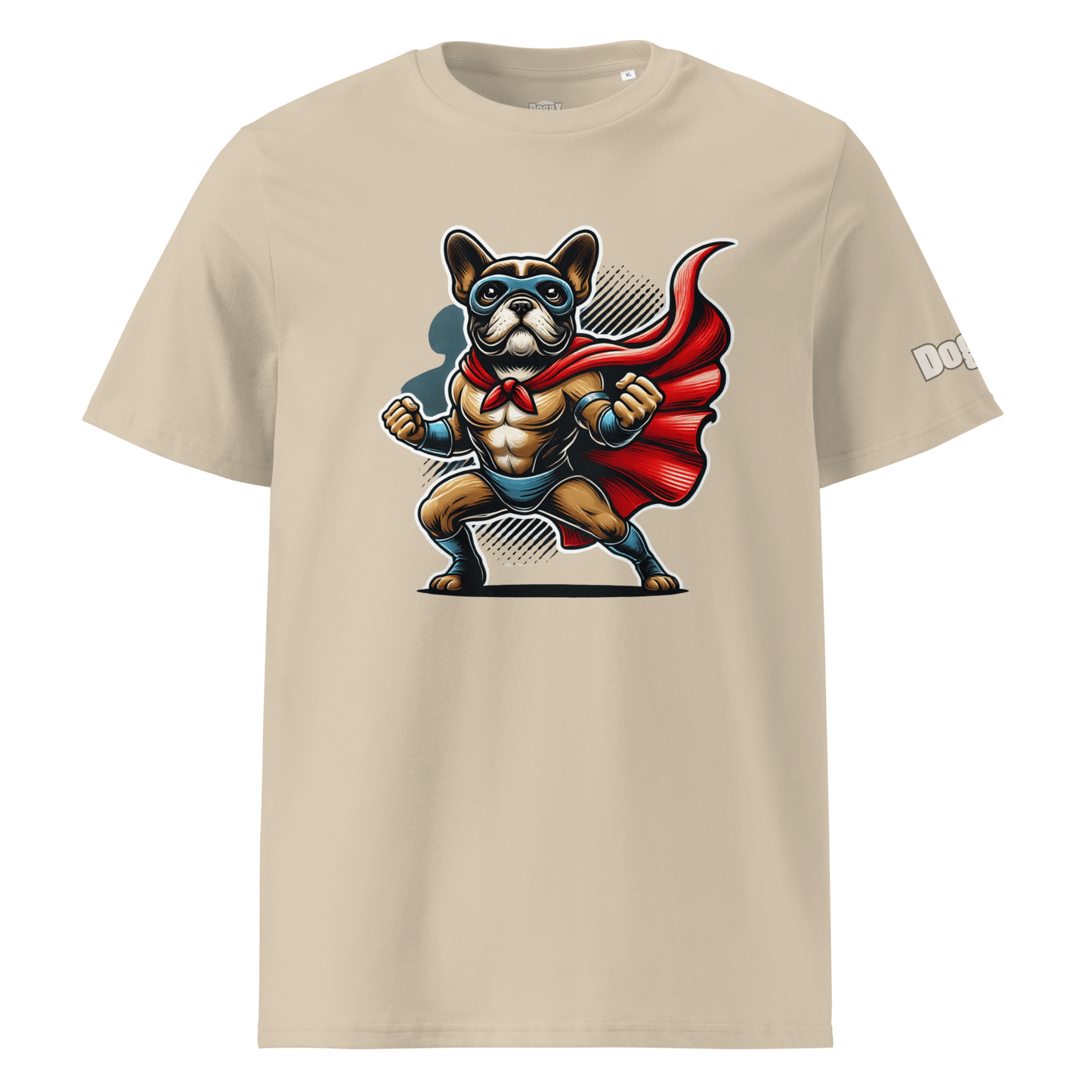 T-shirt unisexe en coton biologique - Collection Bouledogue Français - Doggy Trend