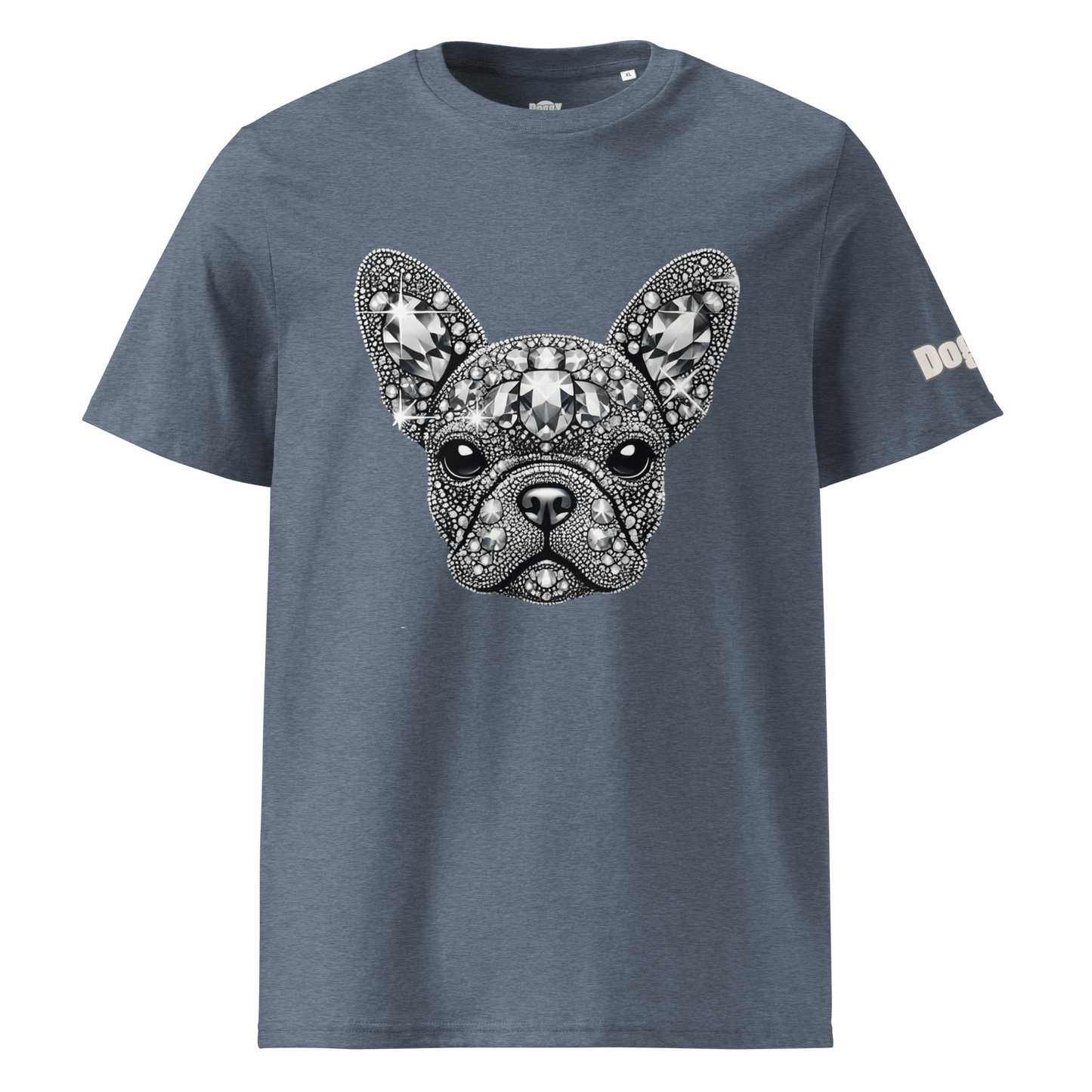 T-shirt unisexe en coton biologique - Collection Bouledogue Français - Doggy Trend