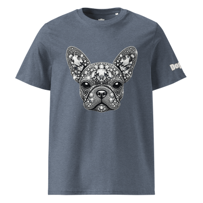 T-shirt unisexe en coton biologique - Collection Bouledogue Français - Doggy Trend