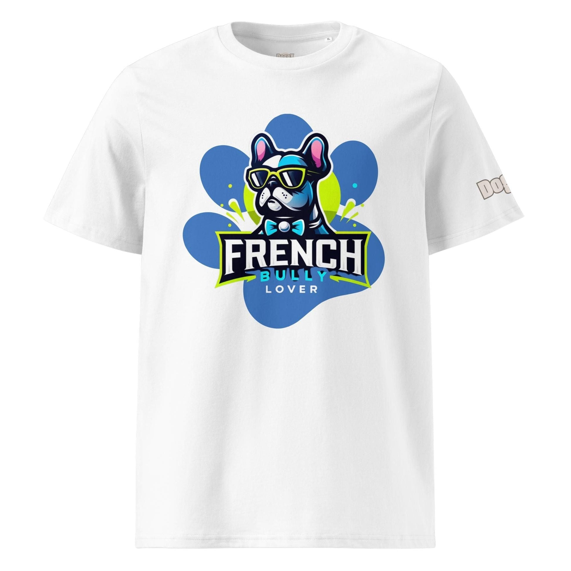 T-shirt unisexe en coton biologique - Collection Bouledogue Francais - Doggy Trend