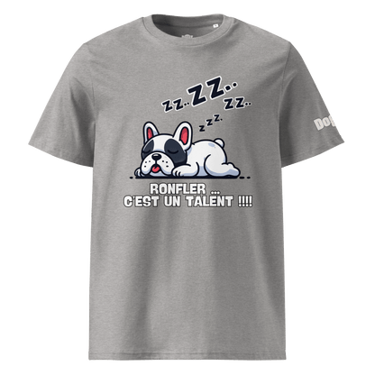T-shirt unisexe en coton biologique - Collection Bouledogue Français - Doggy Trend