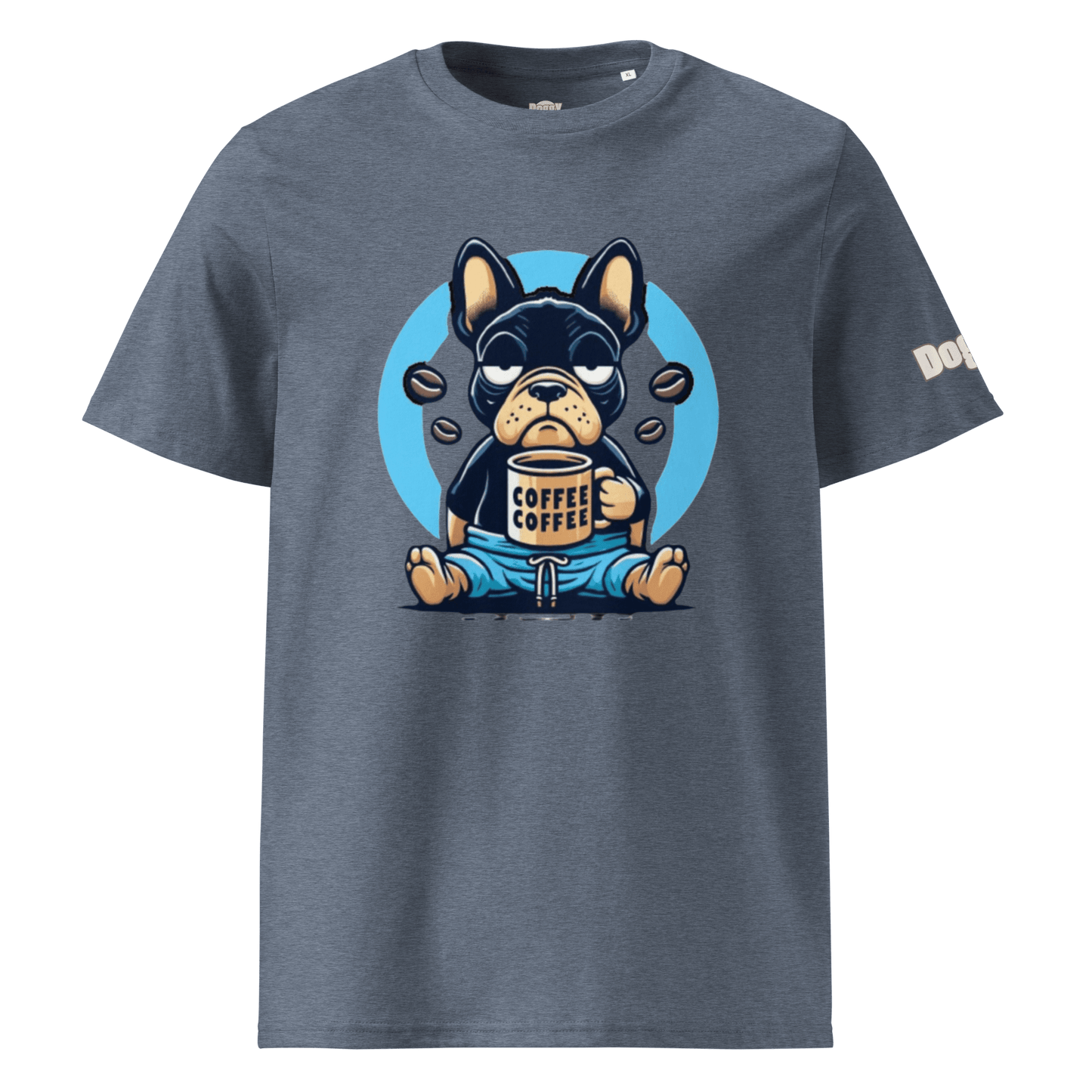 T-shirt unisexe en coton biologique - Collection Bouledogue Francais - Doggy Trend