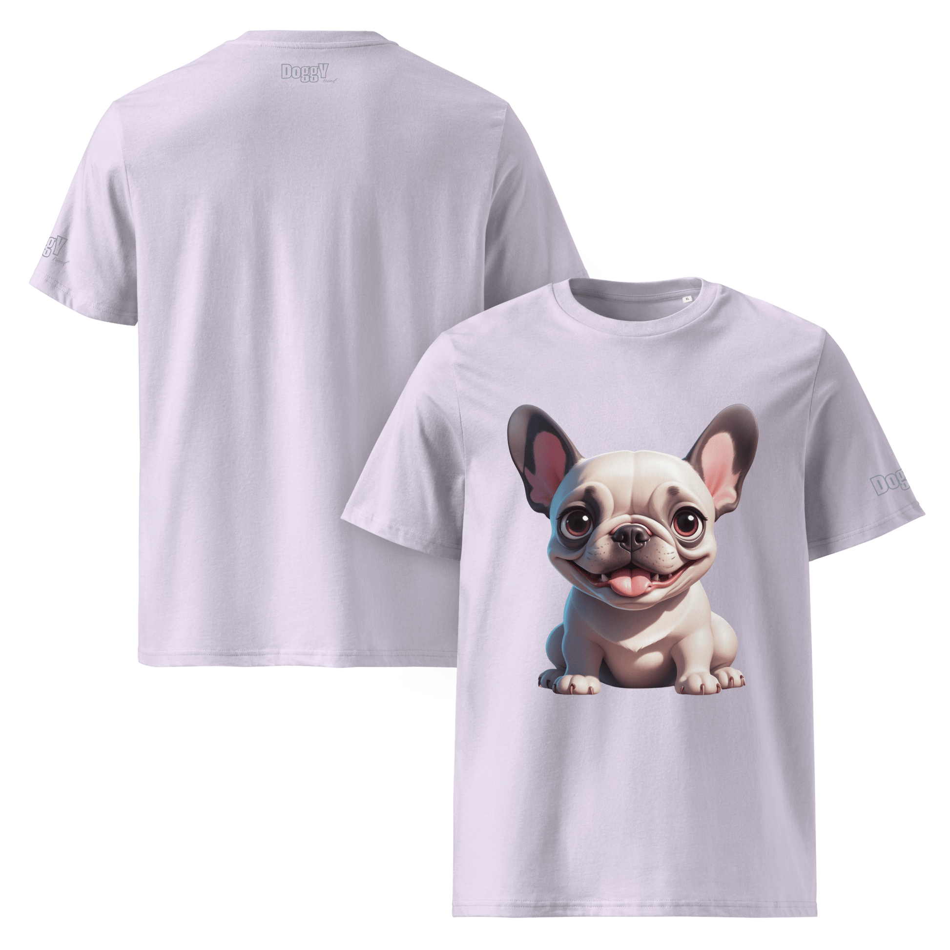 T-shirt unisexe en coton biologique - Collection Bouledogue Français - Doggy Trend
