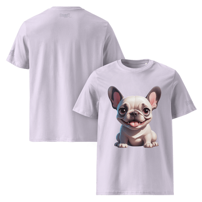 T-shirt unisexe en coton biologique - Collection Bouledogue Français - Doggy Trend