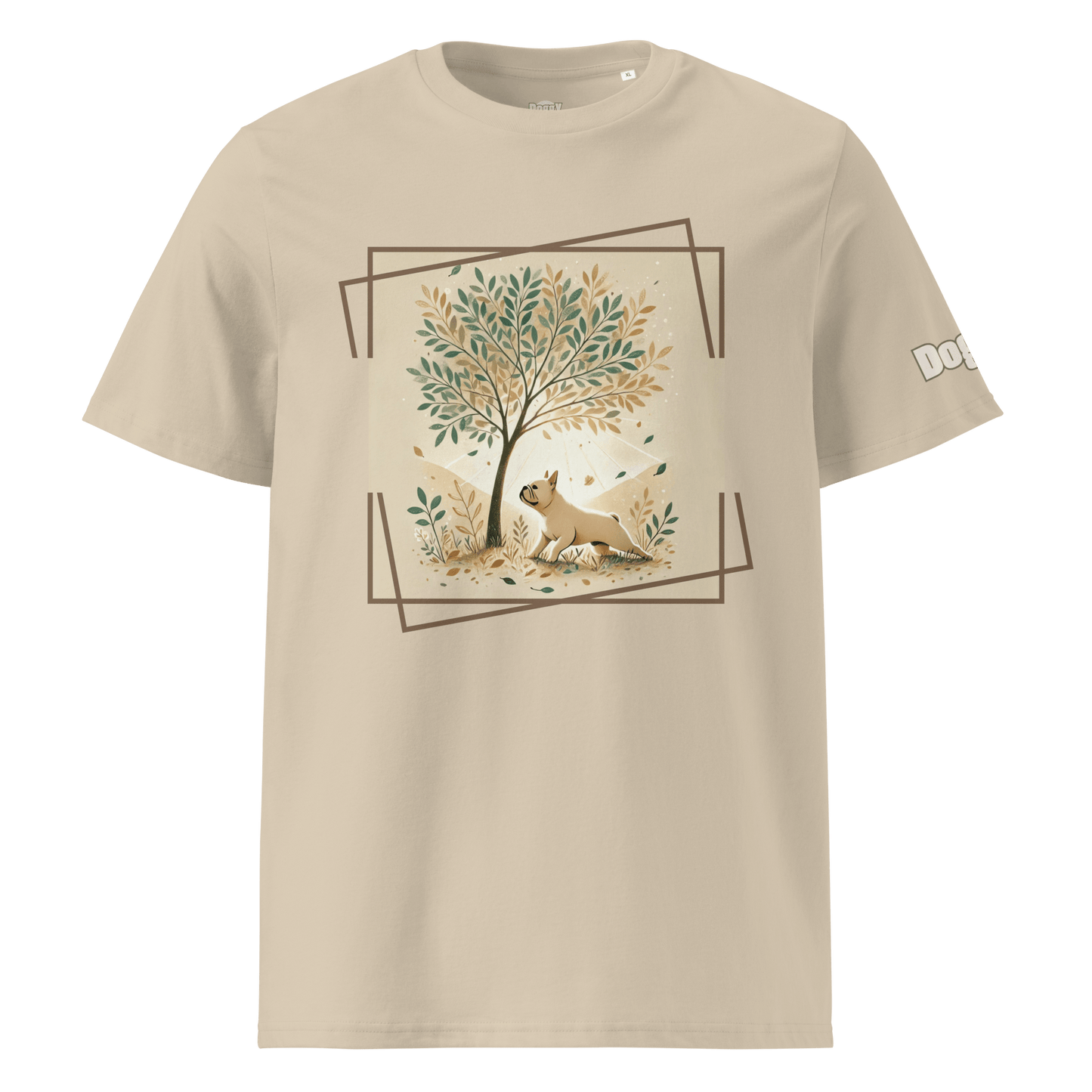 T-shirt unisexe en coton biologique - Collection Bouledogue Francais - Doggy Trend